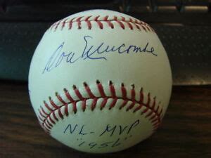 Don Newcombe Autograph / Signed Baseball Brooklyn Dodgers Stat Ball | eBay