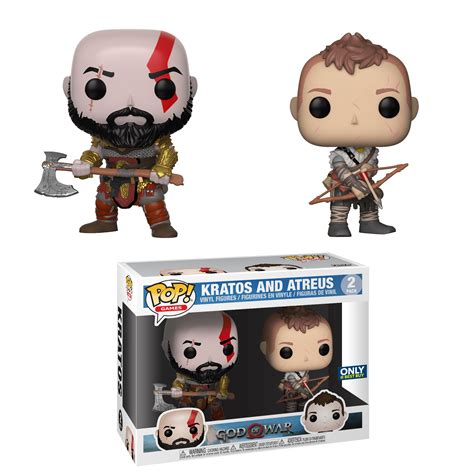 Figura Funko Pop God of War-2 Pack-Kratos & Arteus God of War