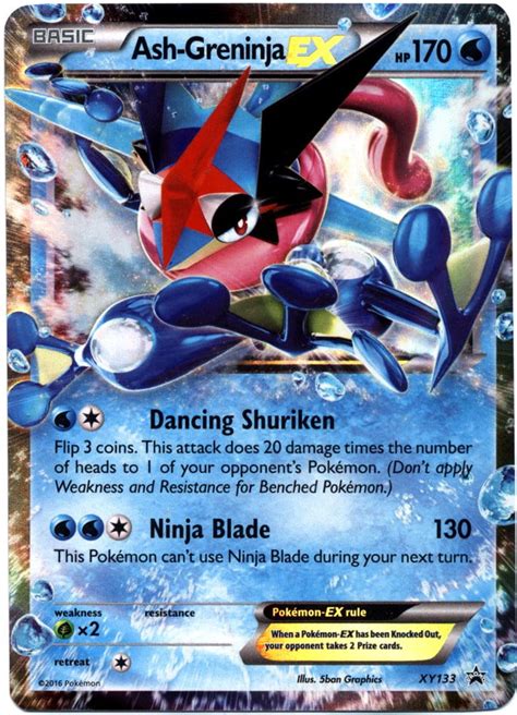 Pokemon Promo Ash-Greninja EX XY133 - Walmart.com - Walmart.com