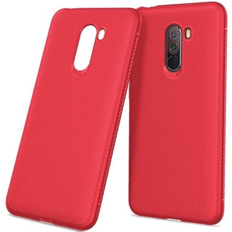 Case Soft Silicone Back Cover Case for Xiaomi Pocophone F1 Poco F1 Case Shockproof phone Cover ...