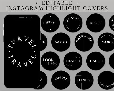 Instagram Highlight Covers Minimalist Covers for Instagram - Etsy