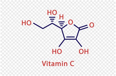 Vitamin C chemical formula. Vitamin | Vector Graphics ~ Creative Market