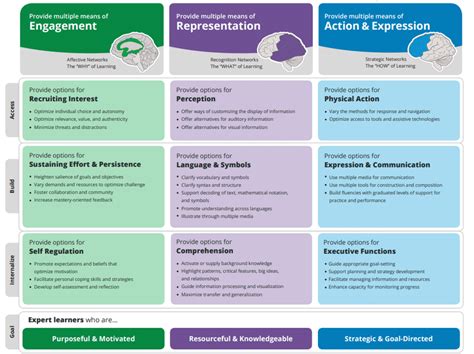 UDL guidelines (CAST, 2018) | Download Scientific Diagram