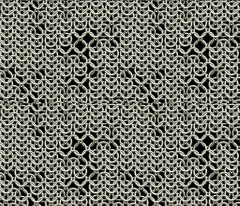 Chain Mail fabric - animotaxis - Spoonflower