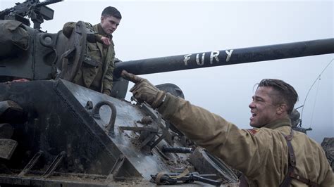 Watch! Brad Pitt in Fury tank battle