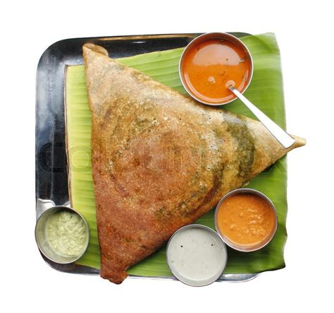 Masala dosa with different types of ... | Stock image | Colourbox