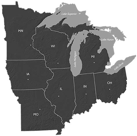 Midwest Region Map | U.S. Climate Resilience Toolkit