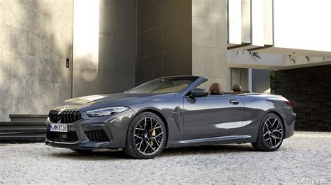 2020 BMW M8 Competition Convertible (Color: Brands Hatch Grey) | Front Three-Quarter