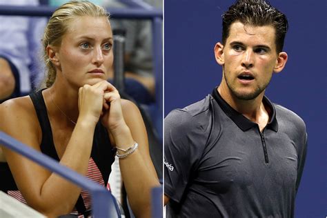 Dominic Thiem's girlfriend, tennis pro Kristina Mladenovic, watched his ...