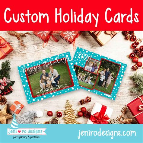 Custom holiday cards! Print or email, send them your way!