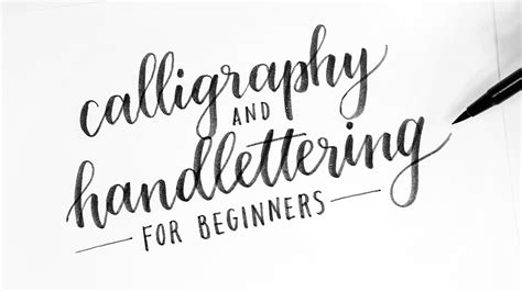 How To: Calligraphy & Hand Lettering for Beginners! Tutorial + Tips ...