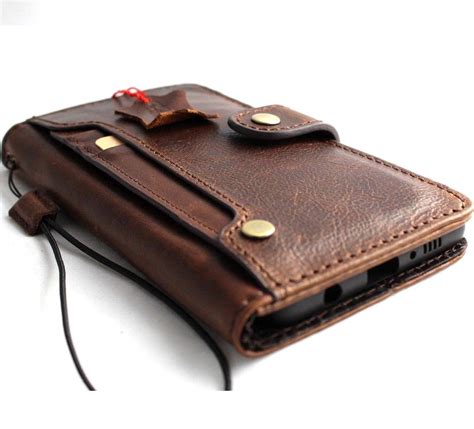 Genuine Real Leather Case for Apple iPhone 8 Plus Book Wallet Cover ...