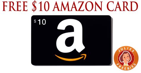 Free $10 Amazon Gift Card - Julie's Freebies