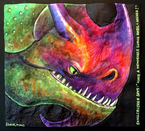 Daily Napkins: Skullcrusher from "How To Train Your Dragon 2"