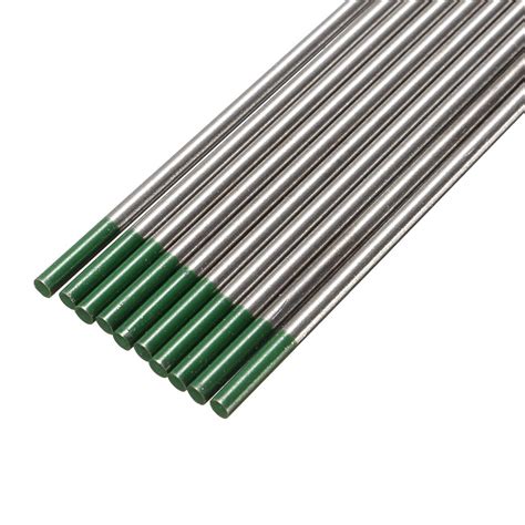 10pcs 175x2.4mm wp green welding tungsten electrode welding electrodes Sale - Banggood.com