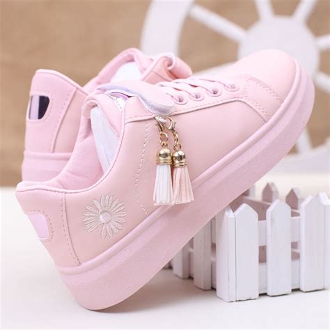 Shoes for kids Girls breathable sports shoes 8 big children 10 white 9 ...