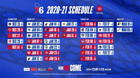 Philadelphia 76ers Schedule And Tickets