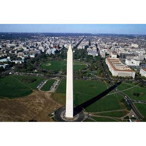 Aerial view of the Washington Monument, Washington, D.C. Poster Print ...