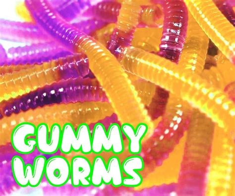 DIY Gummy Worm - Jelly Worms Recipe !! Halloween recipe Jelly Worms, Gummy Worms, Halloween ...