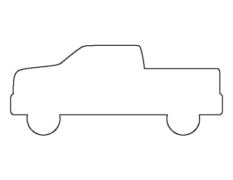 clipart outline of a pick uptruck 20 free Cliparts | Download images on Clipground 2024