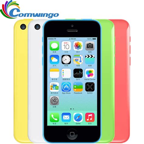 Original unlocked Apple iPhone 5C 32GB+1GB Storage iPhone 5c GSM HSDPA Dual Core 8MPix Camera 4. ...