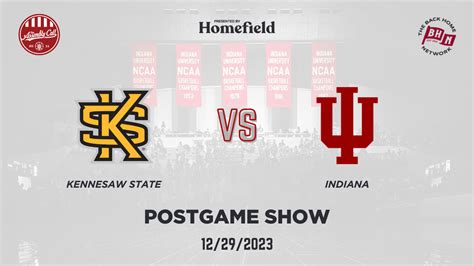 [AC] IUBB-Kennesaw State Postgame Show Watch Page