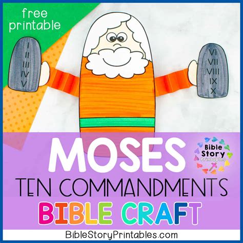 free moses craft Archives - Bible Story Printables