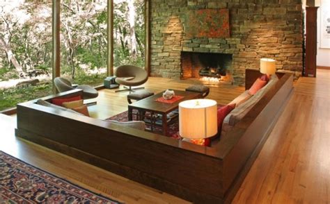 20 Mid Century 60's & 70's Sunken Living Room Remodel #livingroom #design #OpenConcept # ...