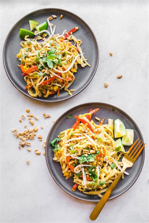 Easy Vegan Pad Thai (in 30 Minutes!) - From My Bowl