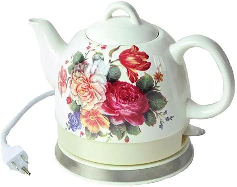 Amazon.com: Ceramic Electric Teapot | Electric tea kettle, Traditional teapots, Tea pots