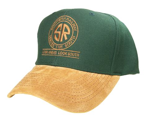 Southern Railway Embroidered Railroad Cap Hat #40-2102C nq - Locomotive ...