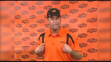 Mike Gundy: I'm a man! I'm 40!