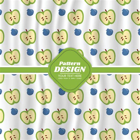 fruit pattern background design 25410028 Vector Art at Vecteezy