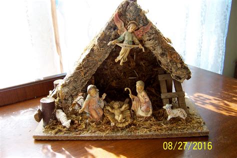 Vintage Nativity Set Made in Italy Creche Christmas Scene