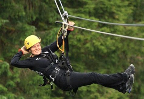 Photo of woman on zipline tour | Ketchikan, Ziplining, Zipline tours