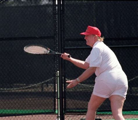 President Trump Playing Tennis - Pics - Dizkover