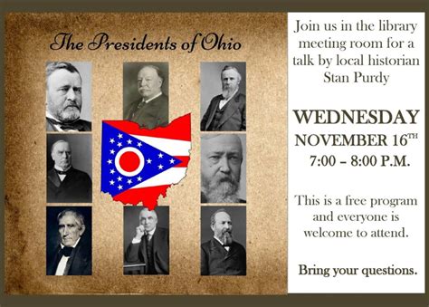 Presidents of Ohio Presentation – November 16, 2016 – Union Township ...