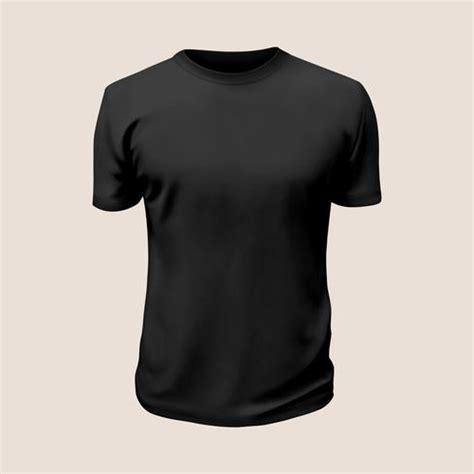 Camiseta Vector: Camisa negra 226407 Vector en Vecteezy