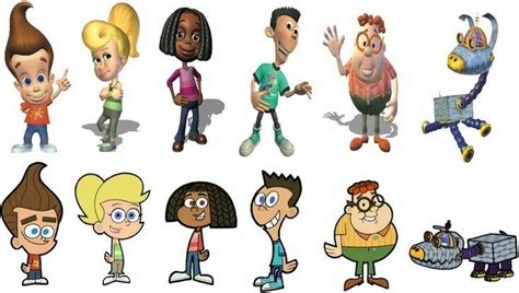 Classic Cartoon Characters with Unique Hairstyles