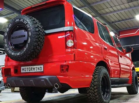 This Modified Tata Safari From Motormind Automotive Is ‘Red Hot’