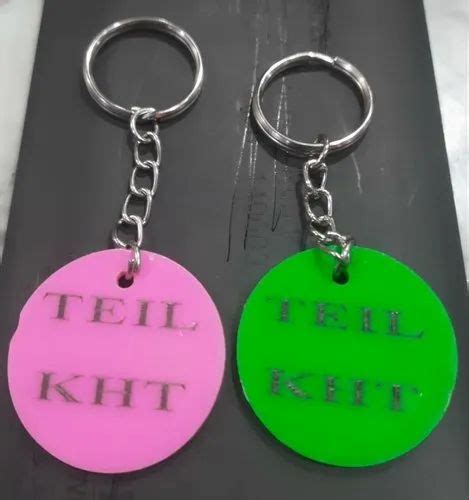 Plastic Key Rings, Shape: Round at best price in Delhi | ID: 25191916433