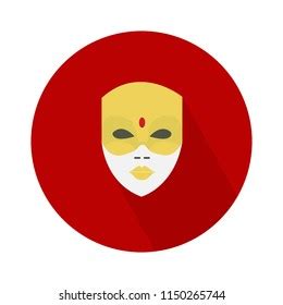 Indian Mask Flat Icon Movie Film Stock Vector (Royalty Free) 1502264717 | Shutterstock