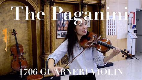 Paganini's Violin-1706 Guarneri - YouTube