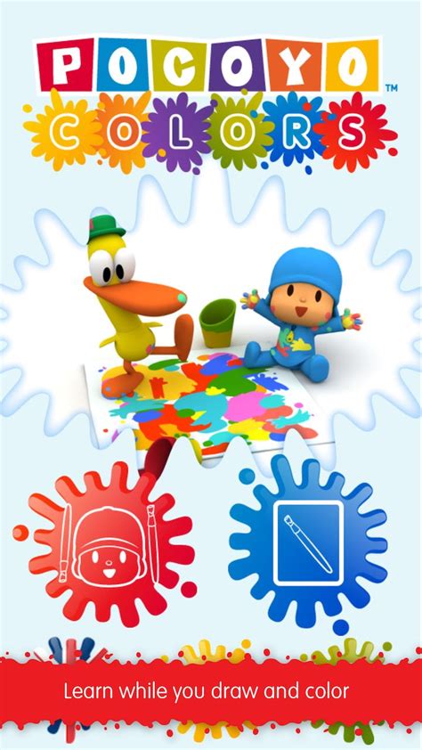 Pocoyo Colors: Learn and color with Pocoyo | All colours name, Color, Creative abilities