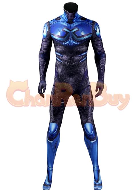 Blue Beetle Costume Bodysuit Jaime Reyes Suit Cosplay-Chaorenbuy