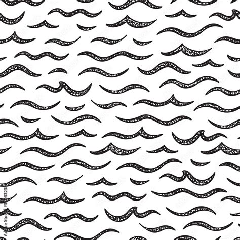 Cartoon Ocean Waves Background