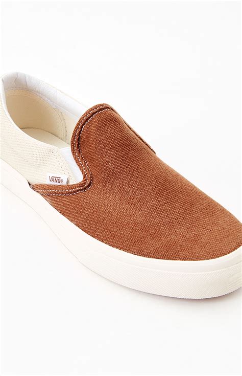 Vans Classic Slip-On Brown & Tan Shoes | PacSun