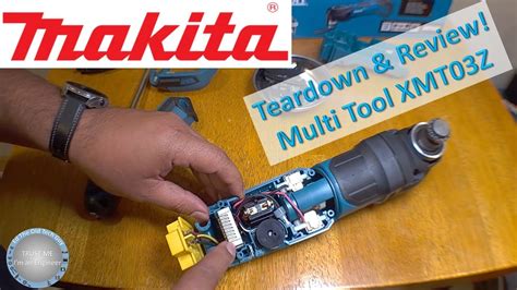 Makita XMT03Z 18V LXT multi tool review and teardown - YouTube