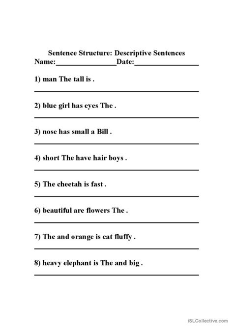 Sentence Building Worksheets 1st Grade Try This Sheet | Hot Sex Picture