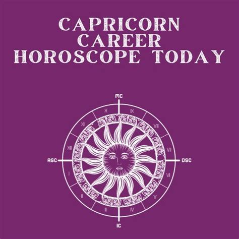 Capricorn Career Horoscope Today - AstroDiem